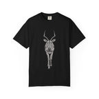Antelope Sketch T‑Shirt — Minimal Wildlife Graphic Tee