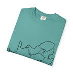 South Africa Outline Map T-Shirt – Minimalist Geography Tee