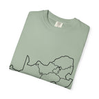 South Africa Outline Map T-Shirt – Minimalist Geography Tee