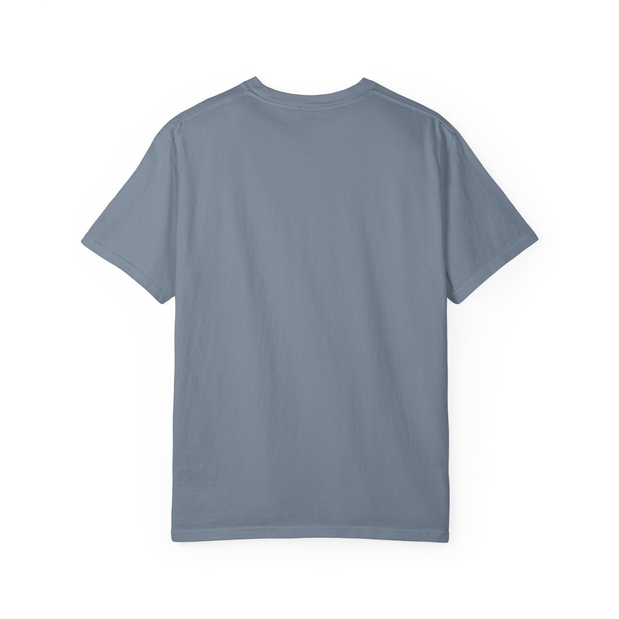 African Wild Dog Graphic T-Shirt — Realistic Walking Pawprint Design