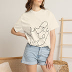 South Africa Outline Map T-Shirt – Minimalist Geography Tee