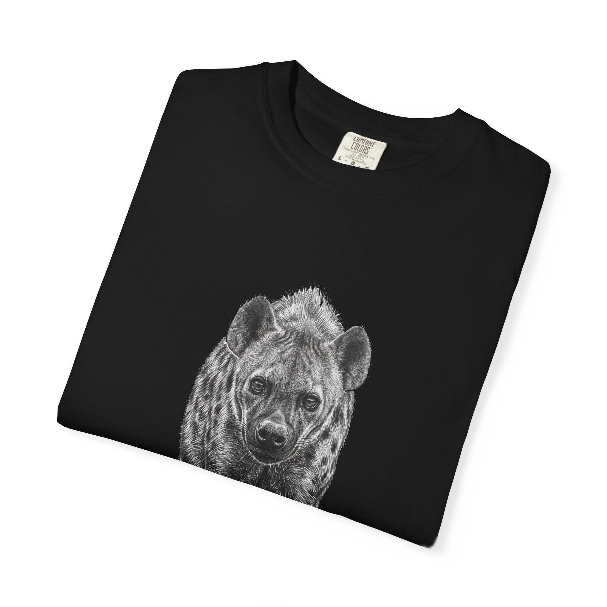 Hyena Graphic T-Shirt — Realistic Walking Hyena Print