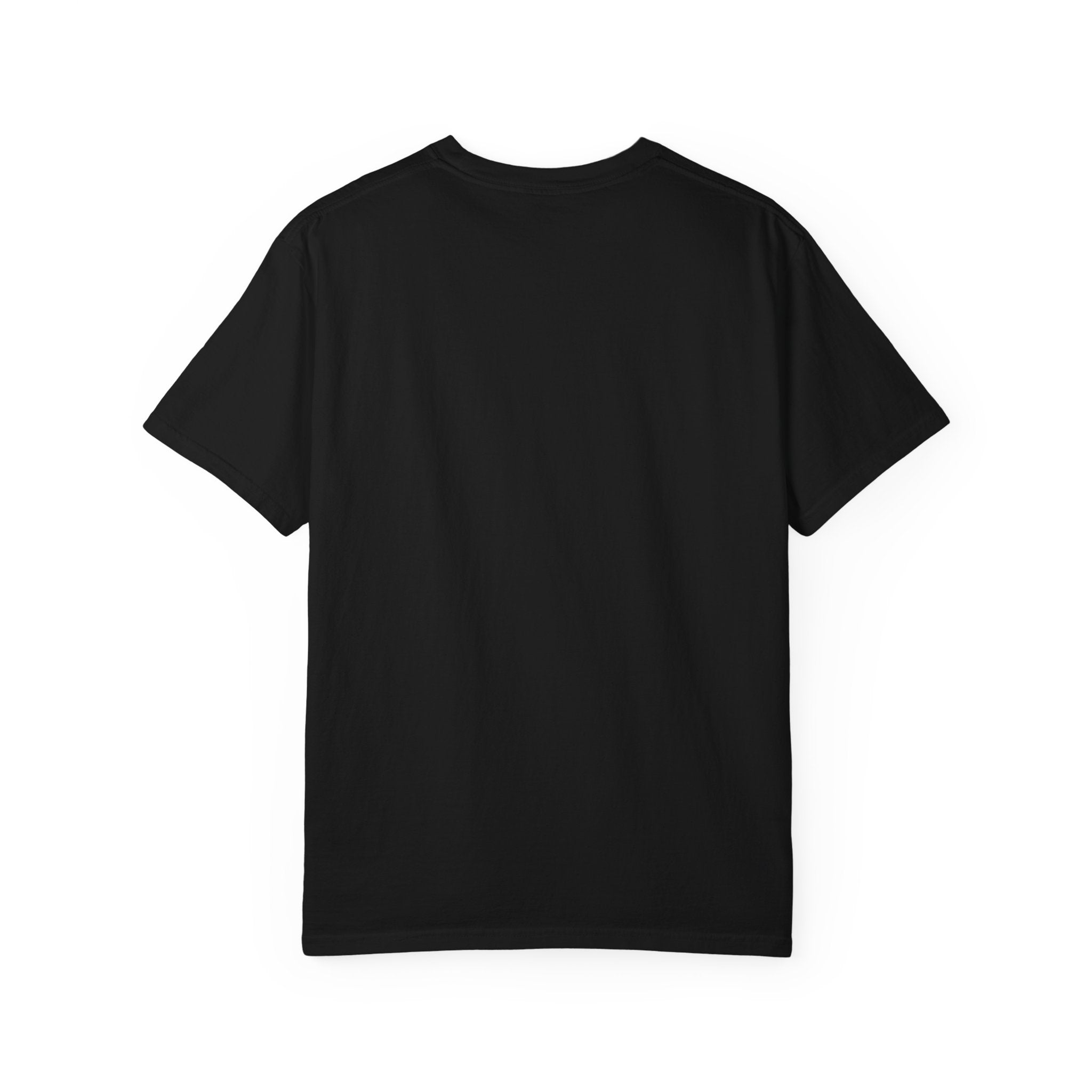 African Wild Dog Graphic T-Shirt — Realistic Walking Pawprint Design
